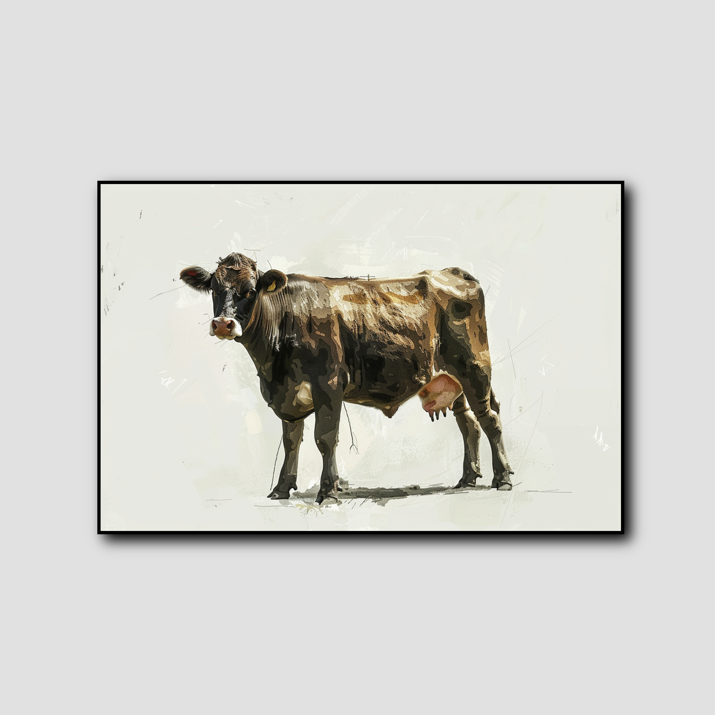 Peinture Vache Noire