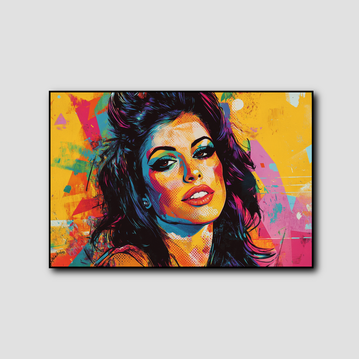 Tableau Amy Winehouse Pop Art