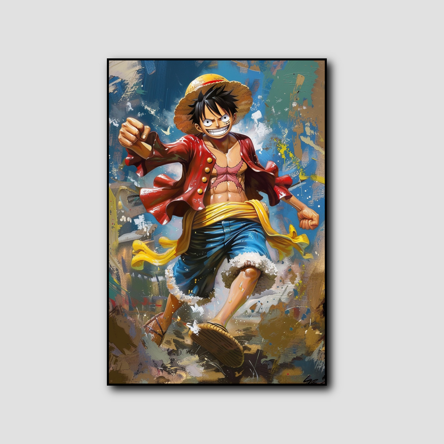 Tableau One Piece LUFFY