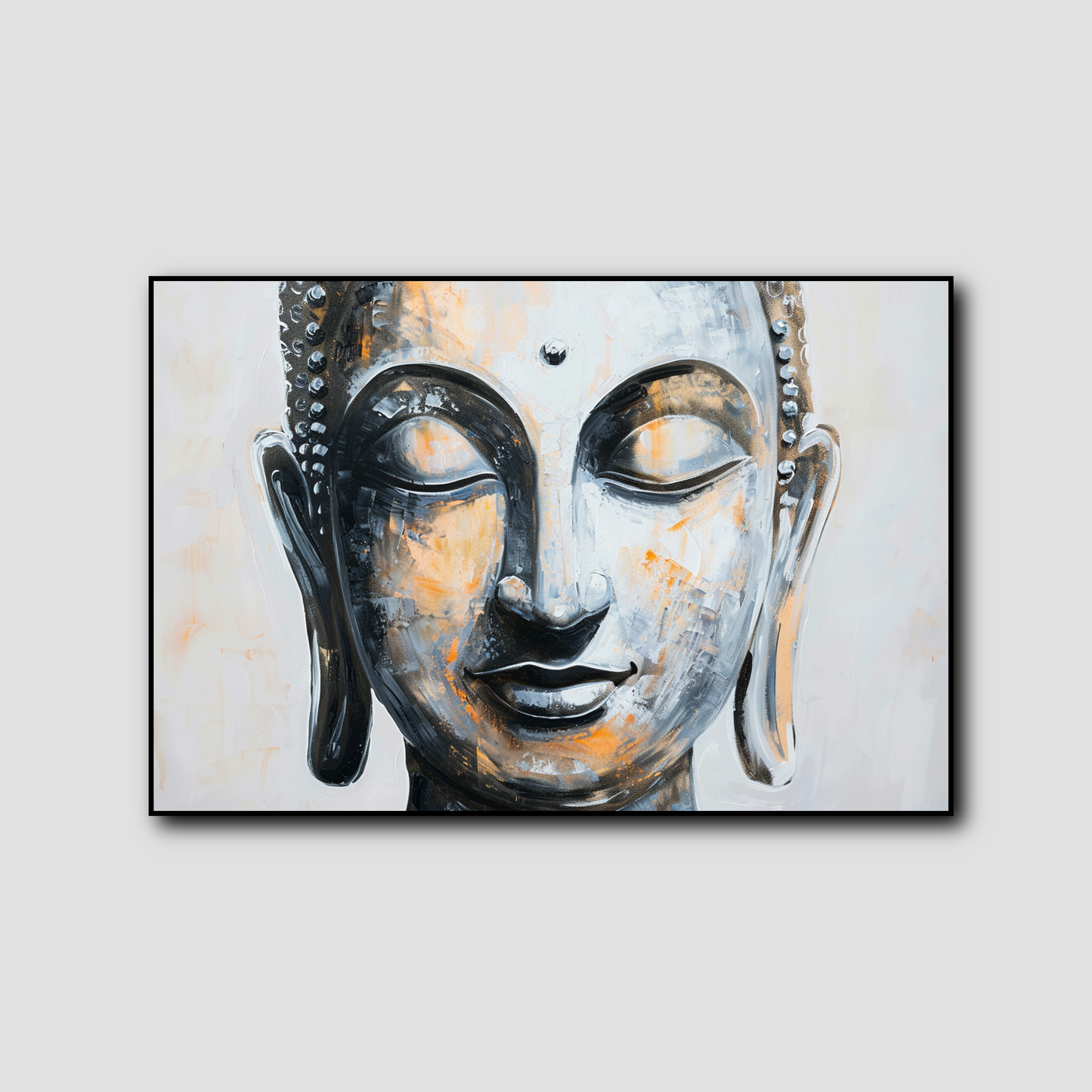 Tableau Portrait Bouddha Zen