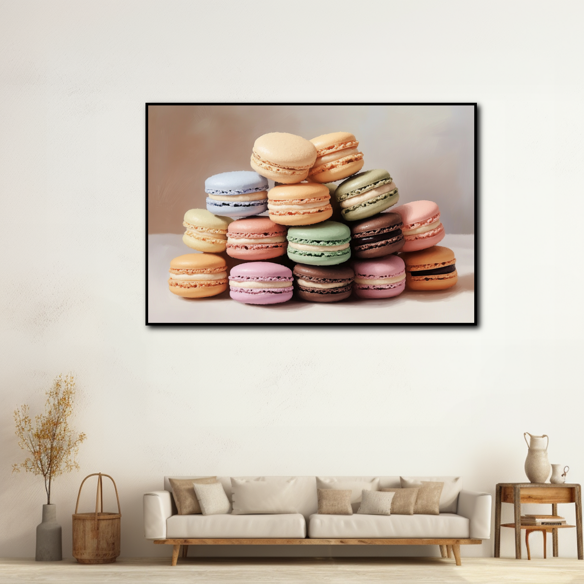 Tableau macarons