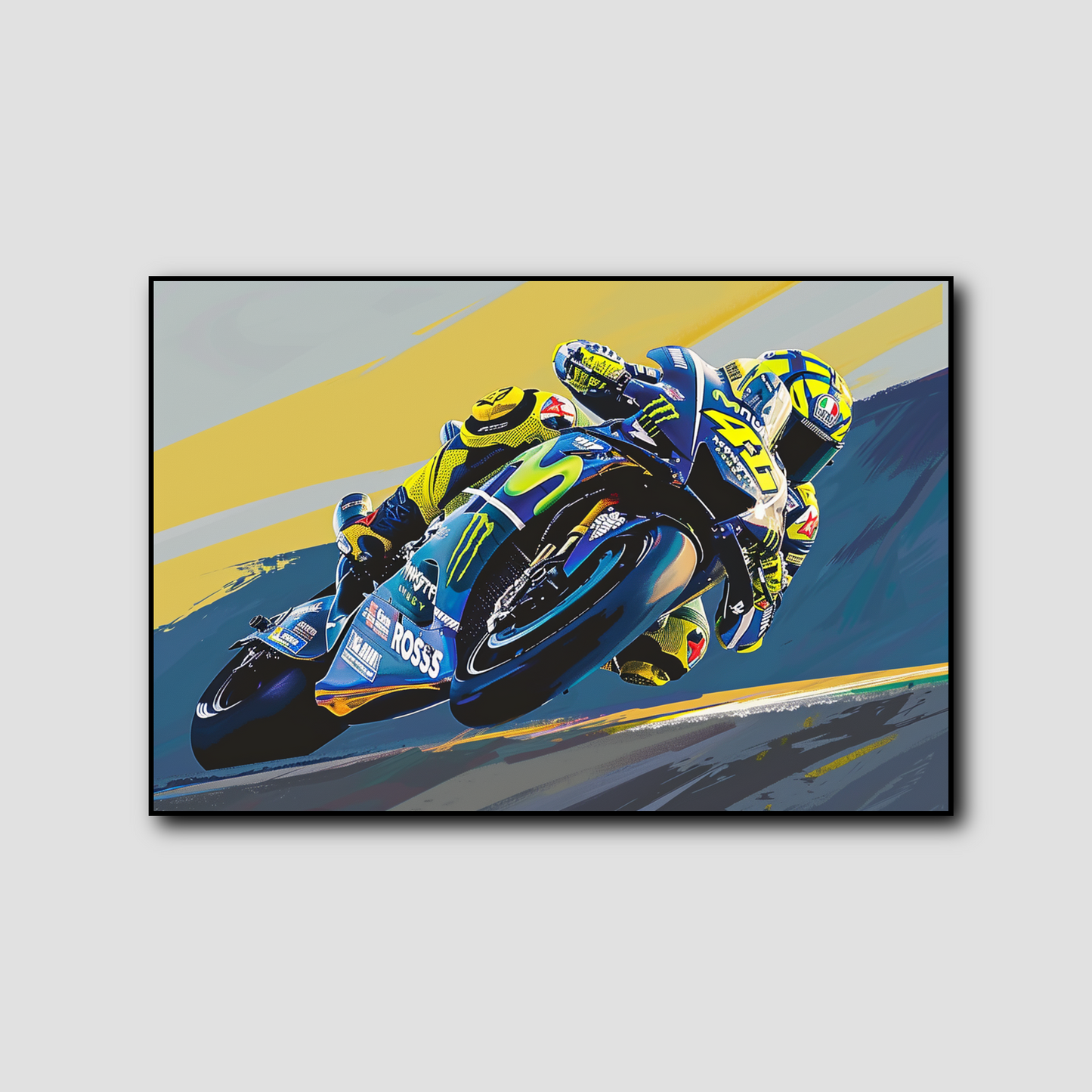 Tableau Valentino Rossi Superbike