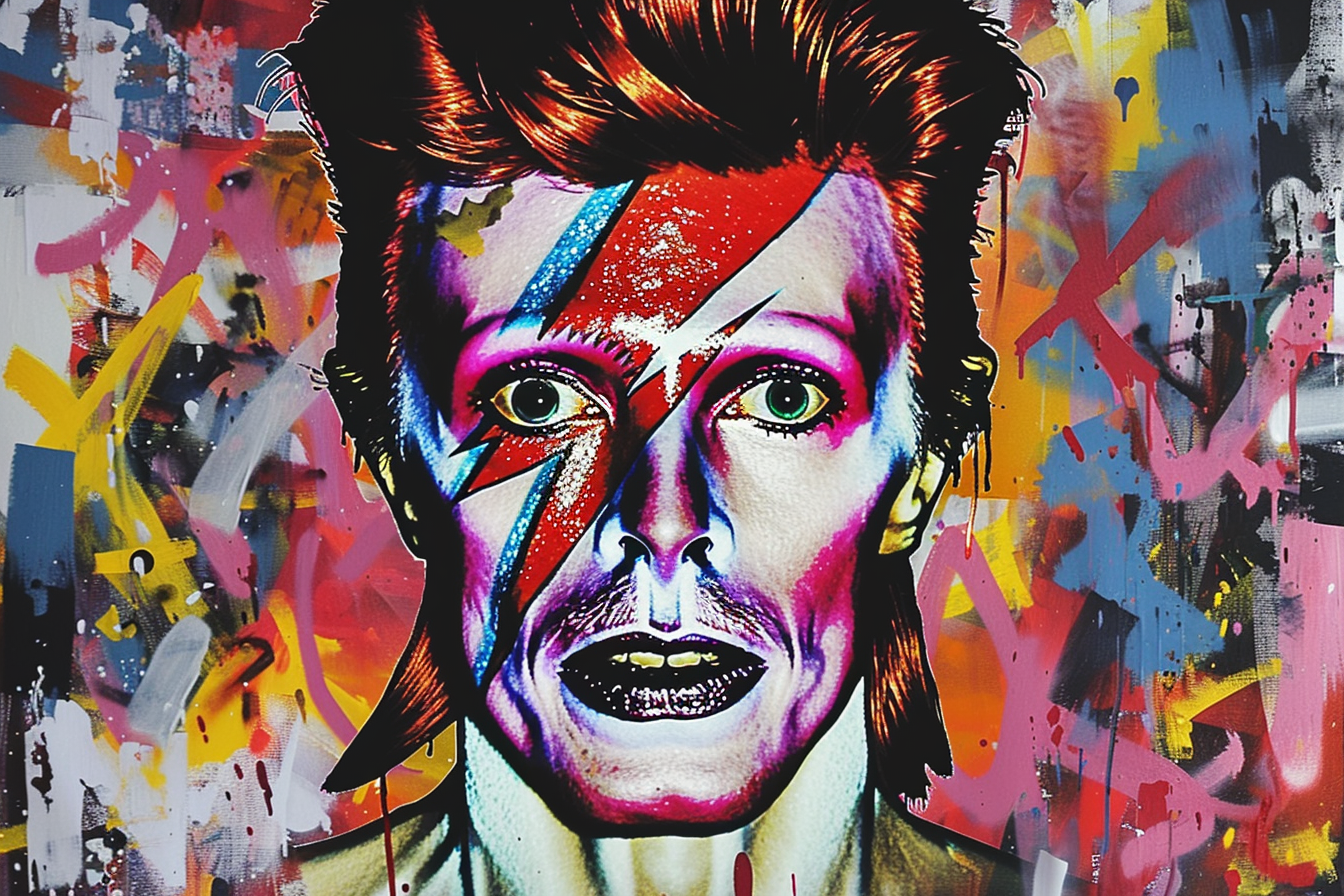 Tableau David Bowie Street Art