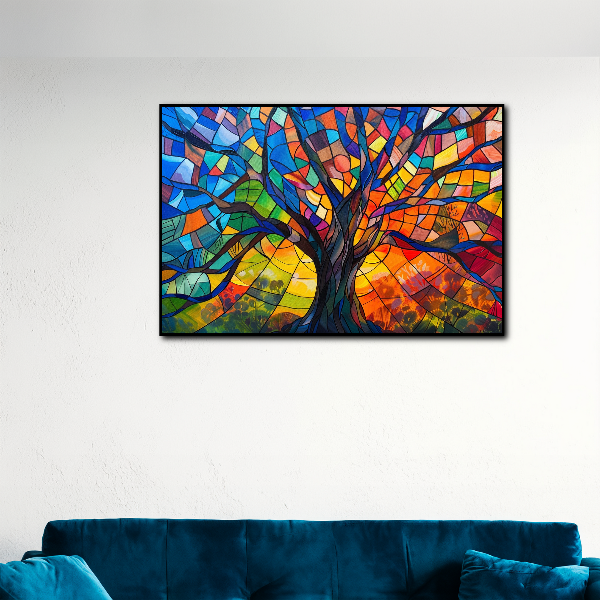 Tableau Arbre-vitrail