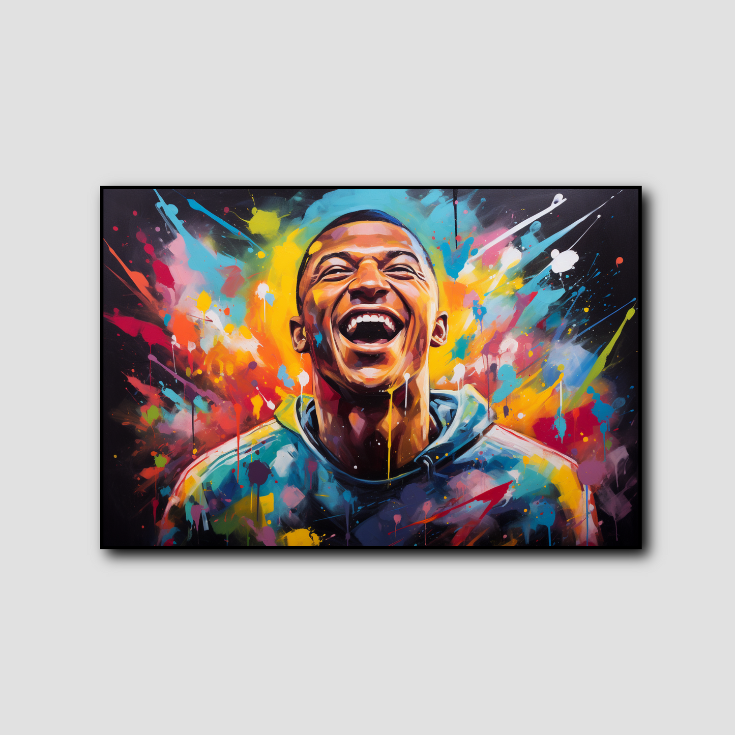 Tableau Mbappé Street Art