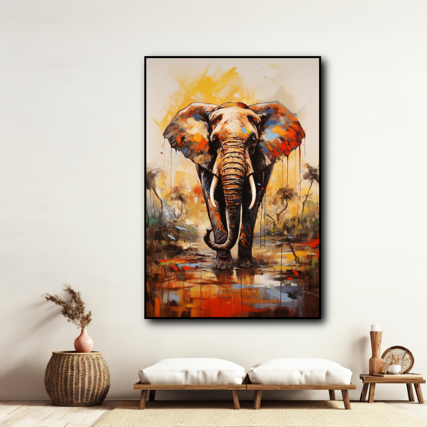 Tableau Éléphant d'Afrique