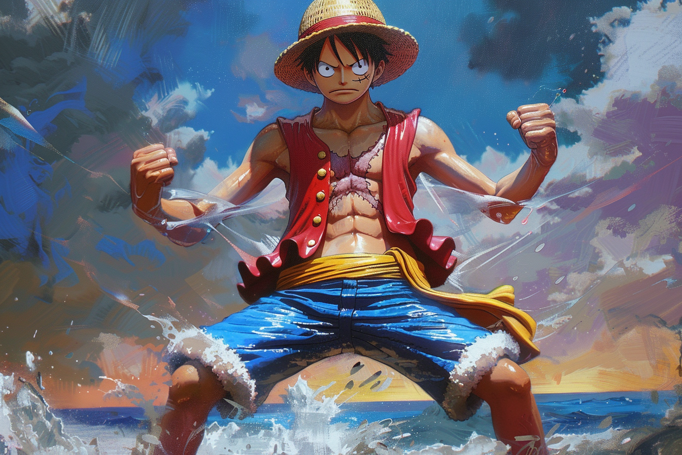 Tableau One Piece Luffy Légendaire