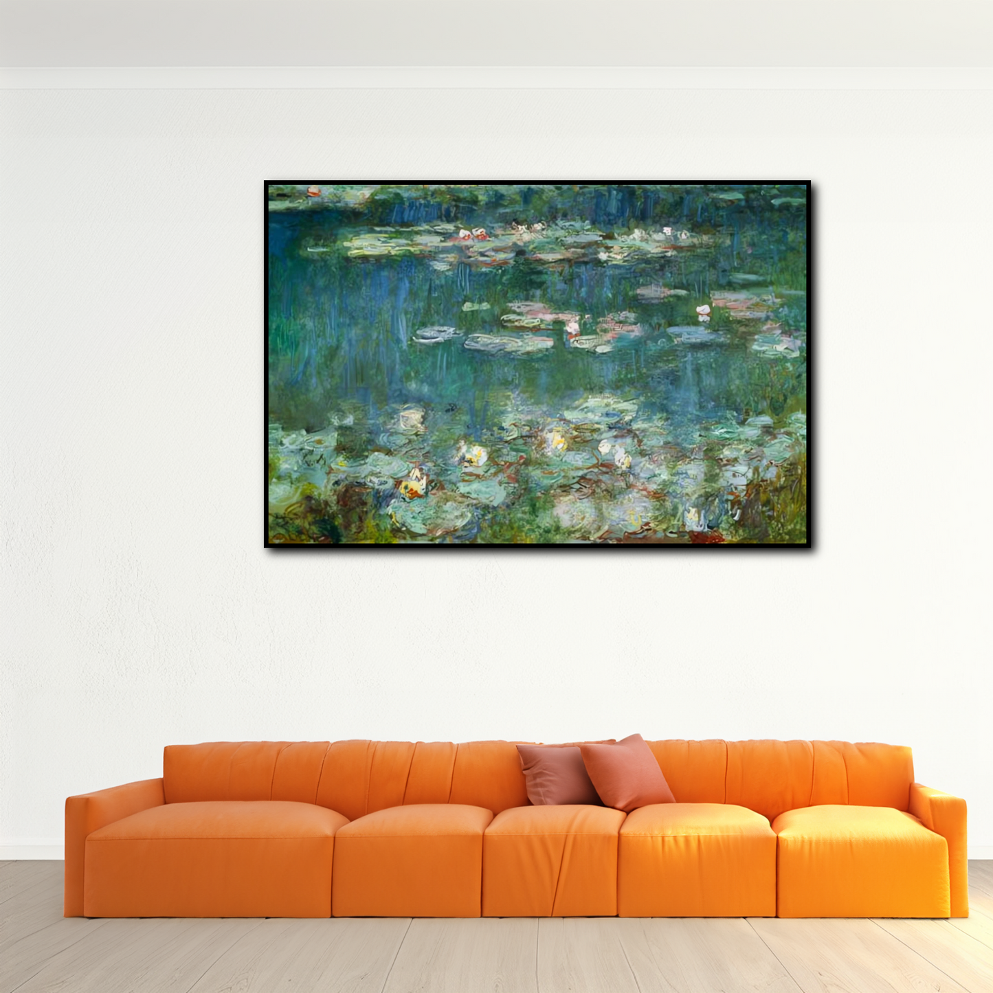 Waterlilies: Green Reflections - Claude Monet