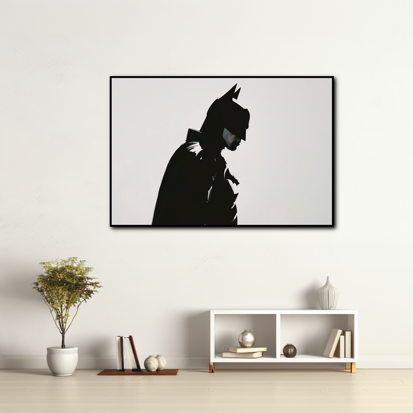 Tableau déco Batman minimaliste