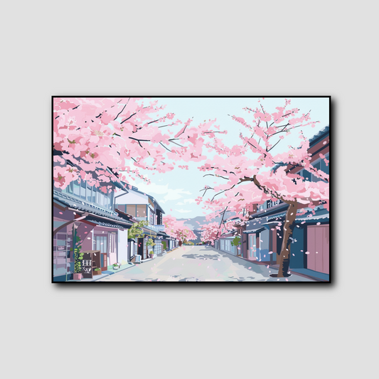 Tableau Japonais Rue Traditionnelle