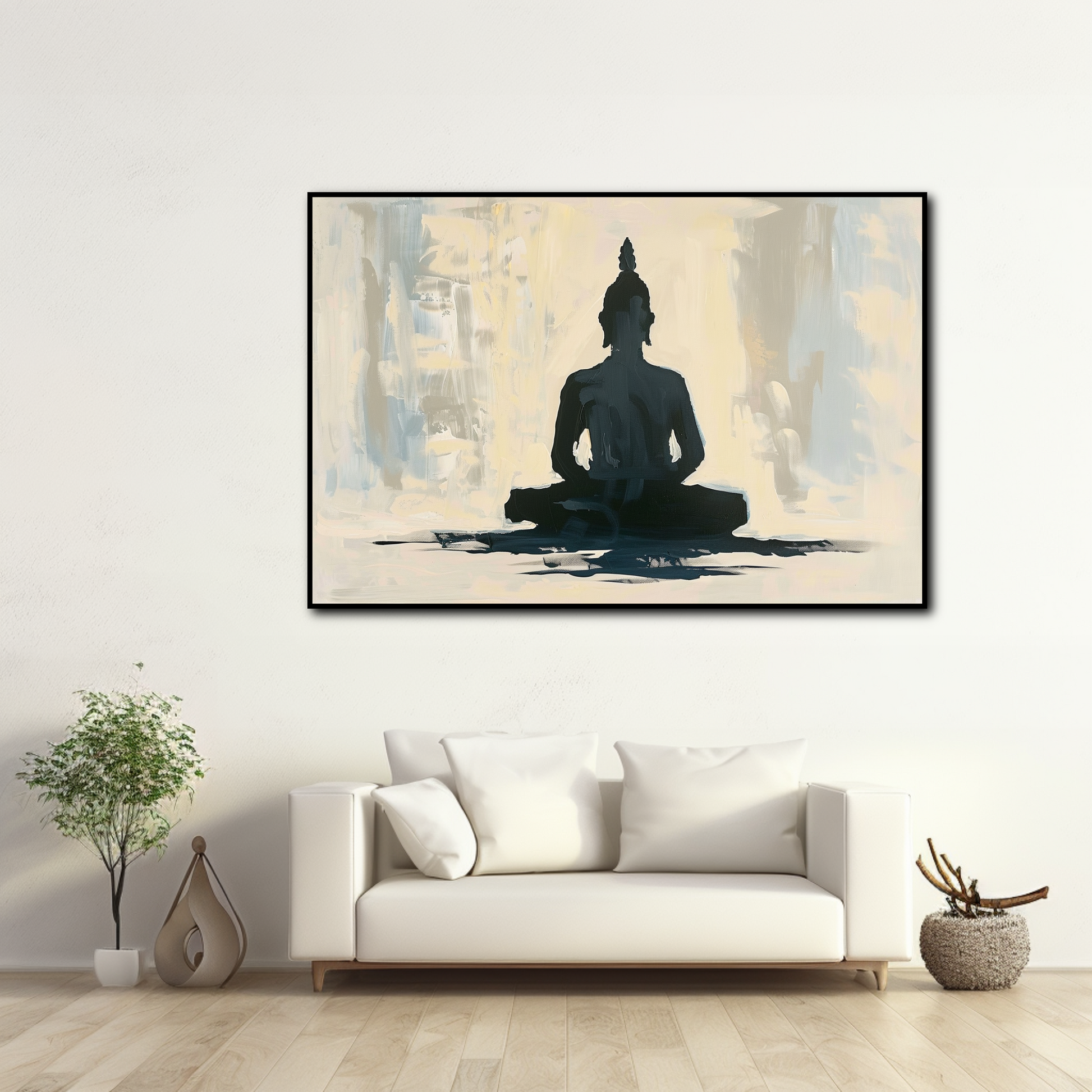 Tableau Méditation Bouddha