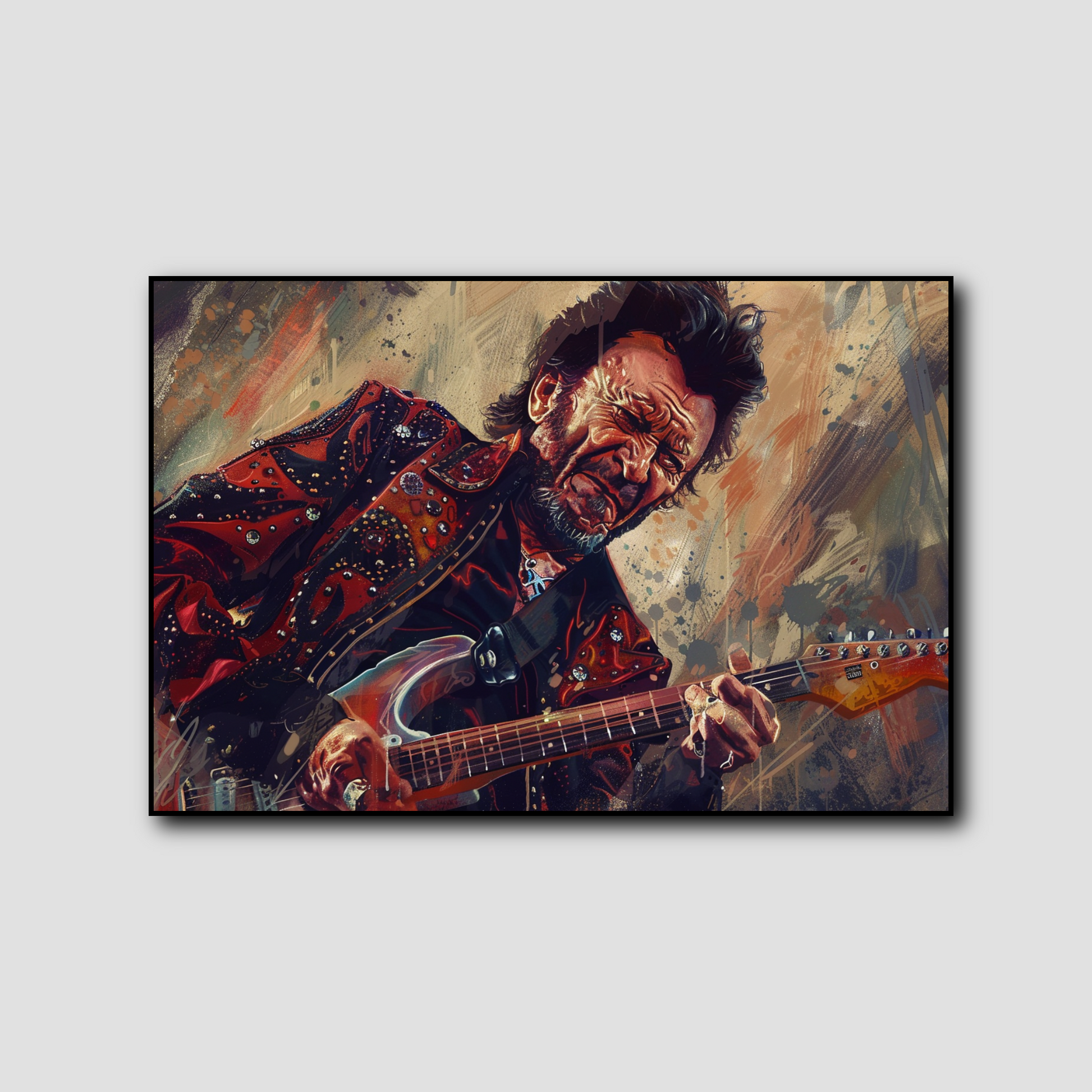 Tableau Johnny Hallyday Artwork