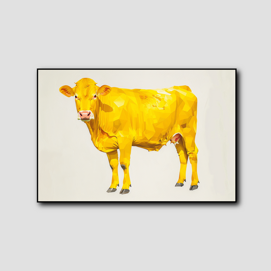 Tableau Vache Jaune