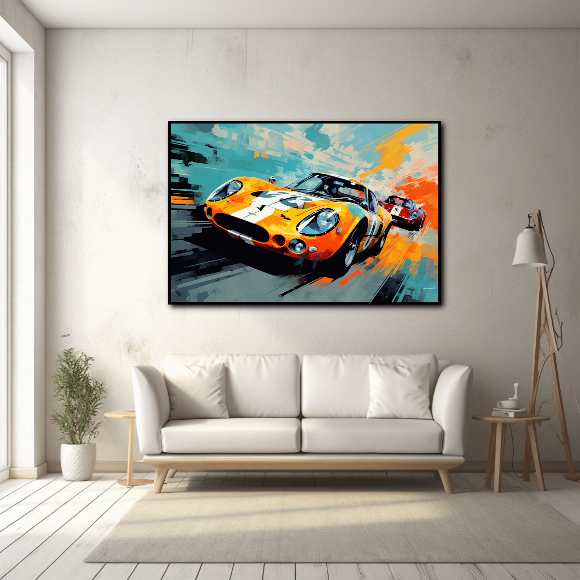 Tableau Pop Art Racing