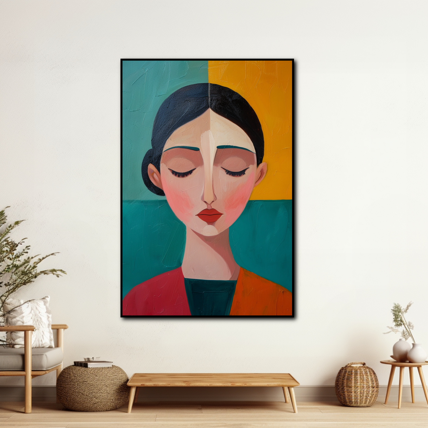 Tableau Femme Couleur