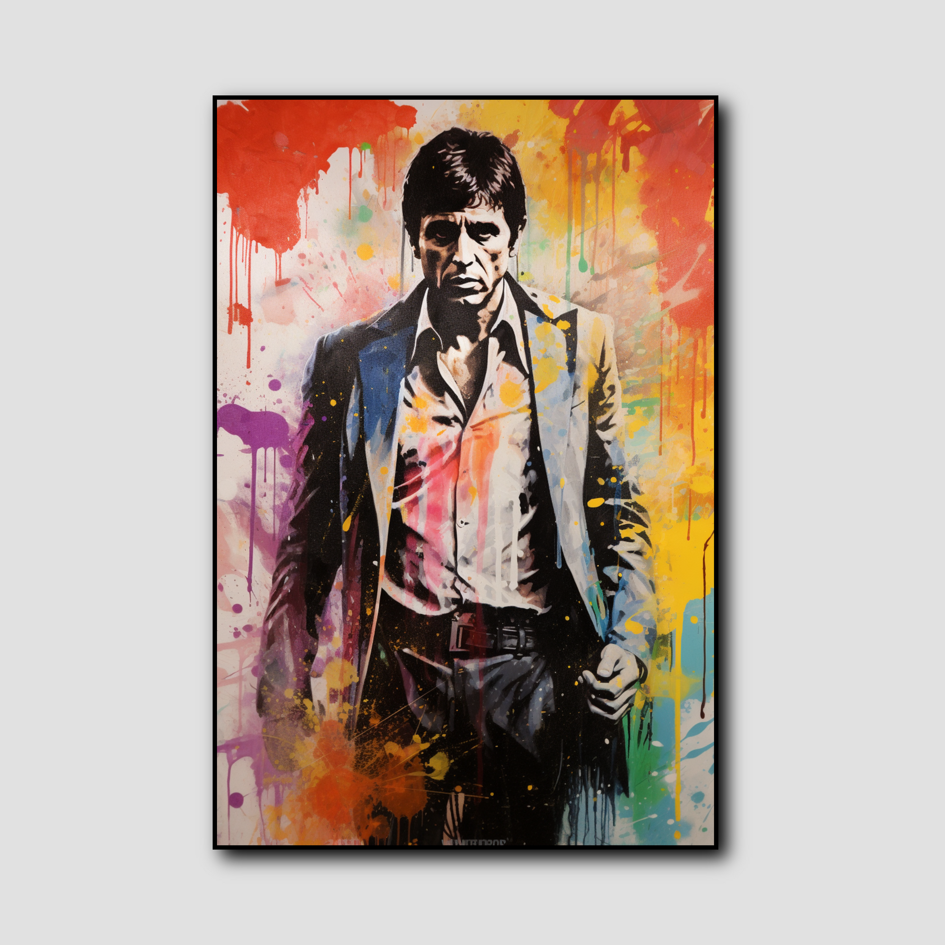 Tableau Tony Montana Street Art 