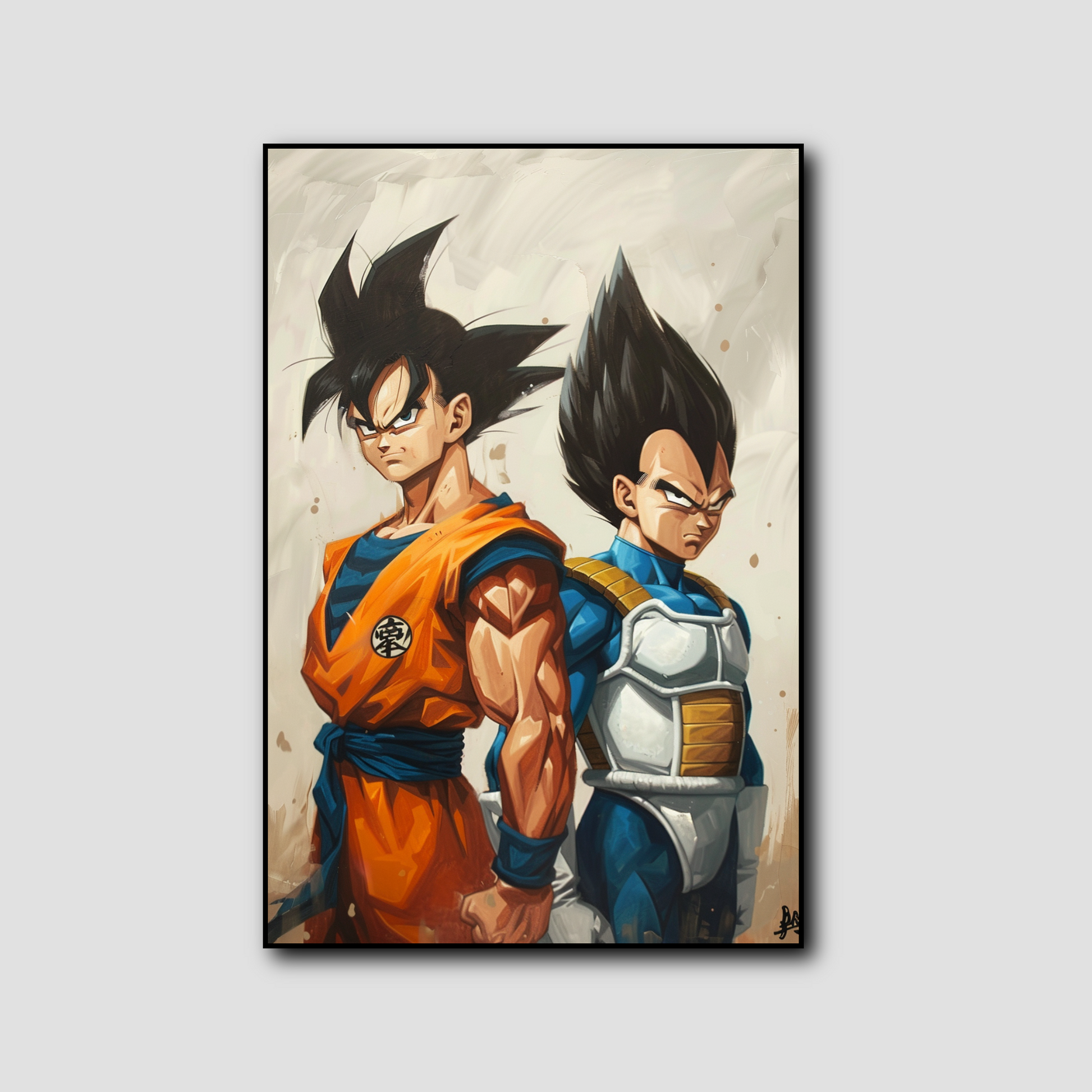 Tableau Dragon Ball Sangoku Vegeta