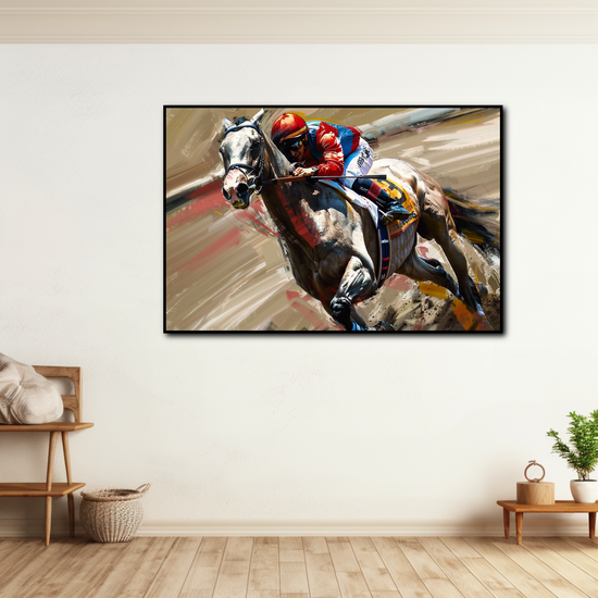 Tableau chevaux horse family imprimé sur toile 90x60 cm | Maisons du Monde Tableau chevaux horse family imprimé sur toile 90x60 cm | Maisons du Monde