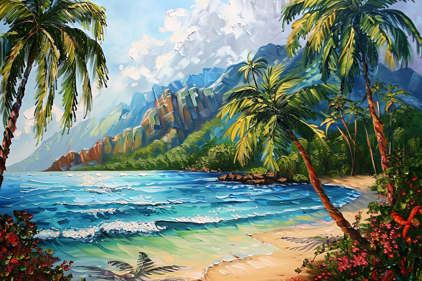 Tableau Paradis Tropical