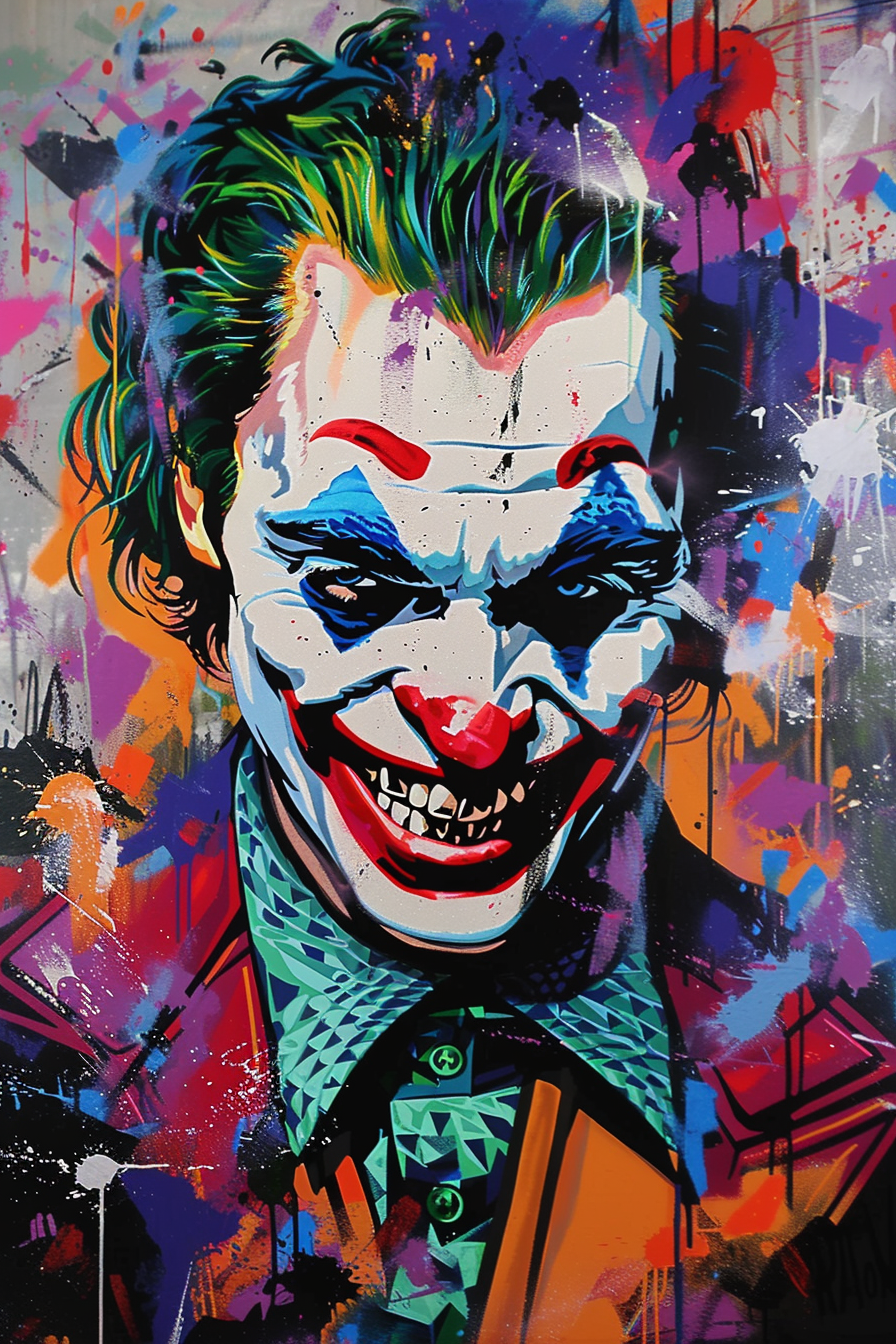 Tableau Joker Pop Art