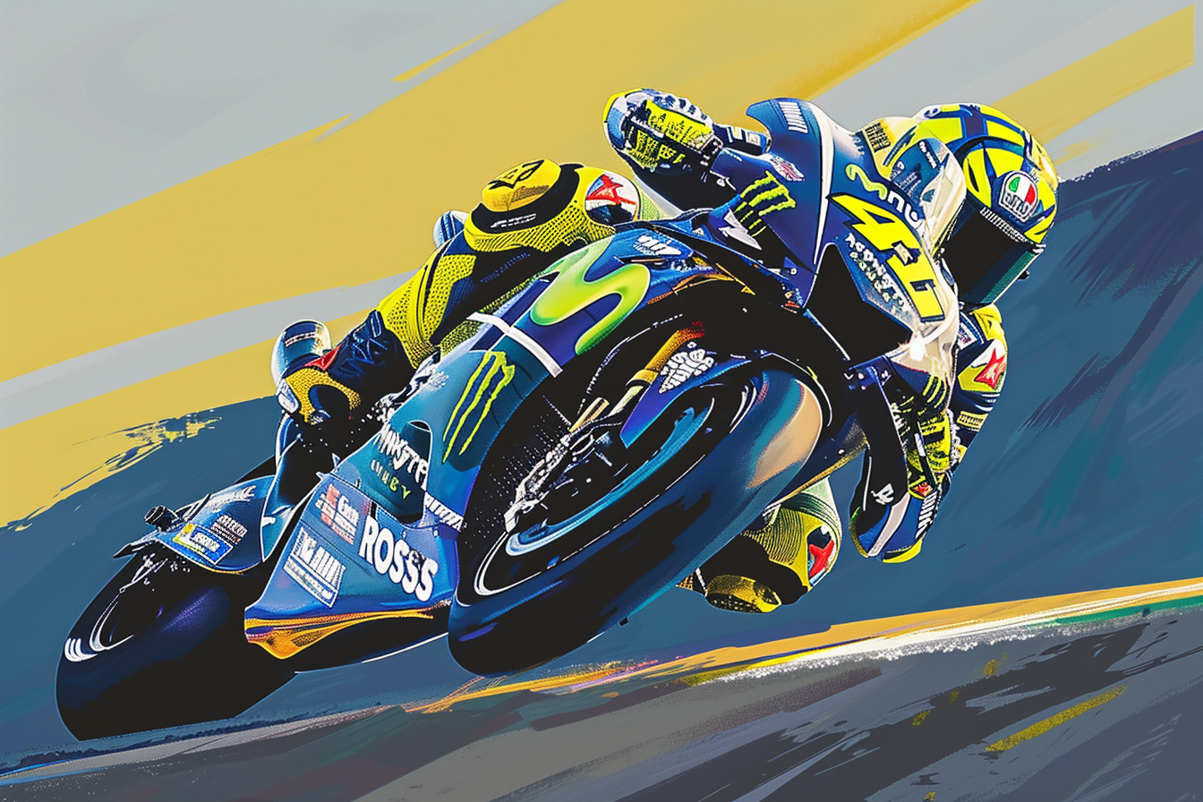 Tableau Valentino Rossi Superbike