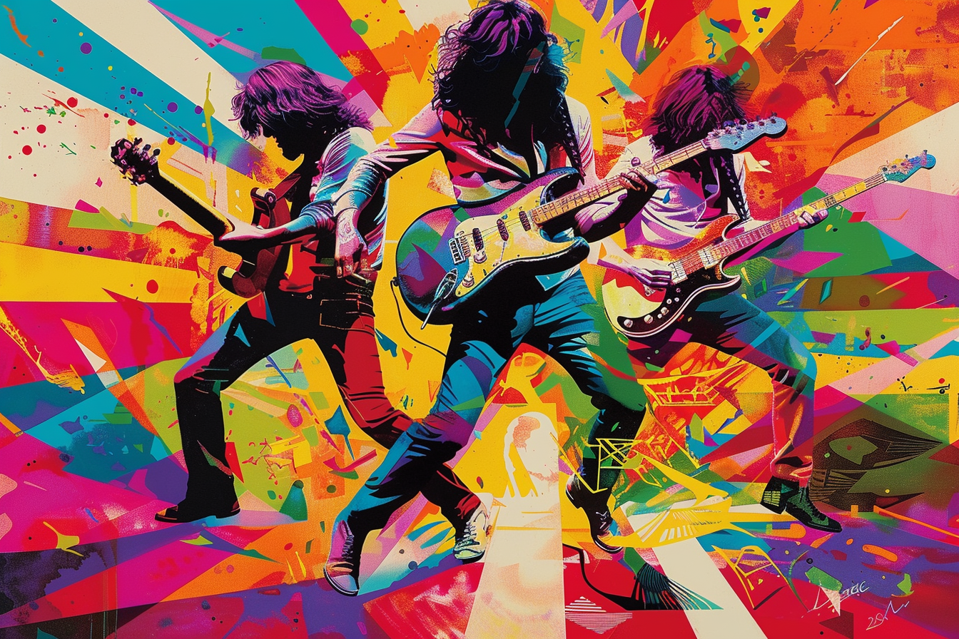 Tableau Led Zeppelin Pop Art