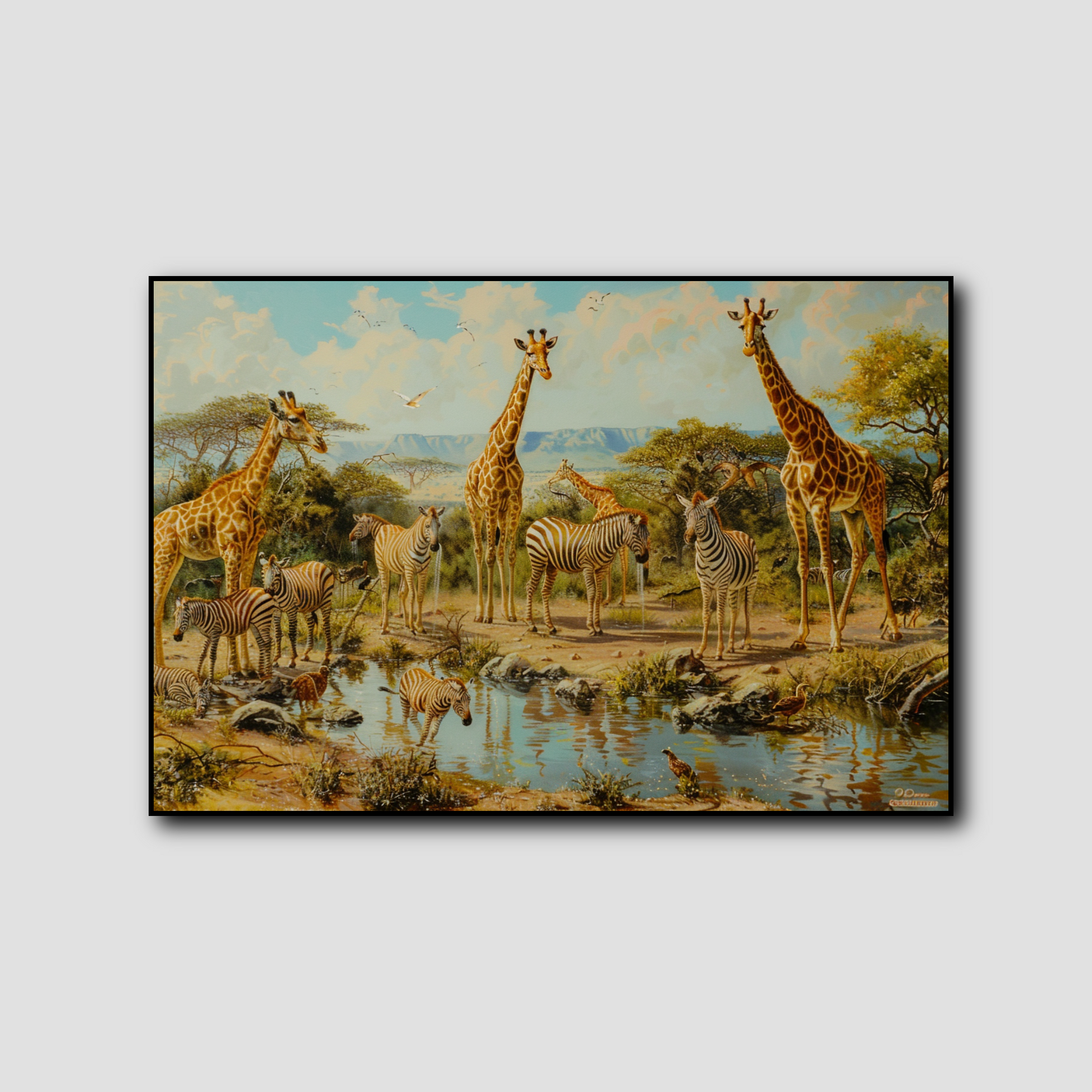 Tableau Animaux de la savane