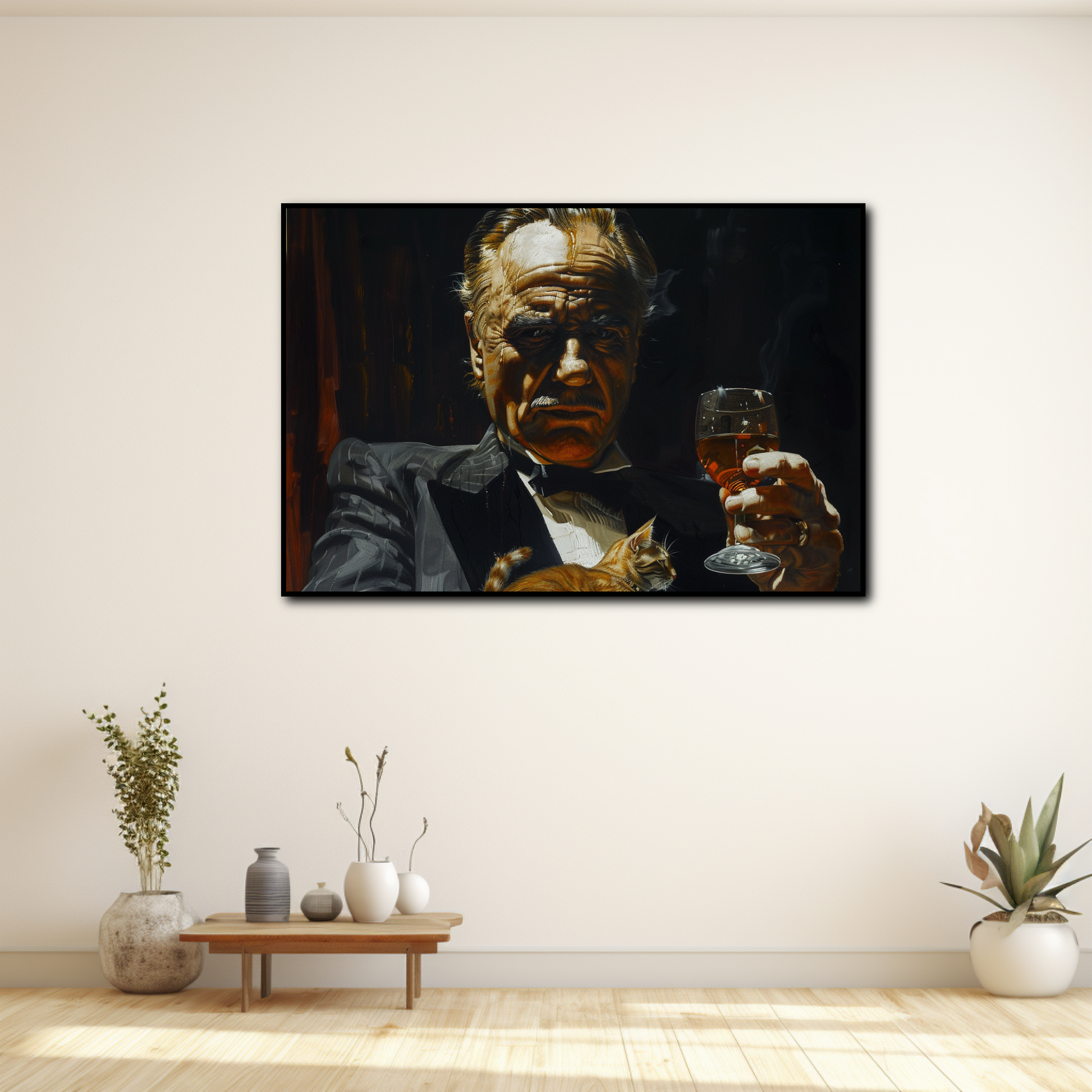 Tableau Godfather Marlon Brando