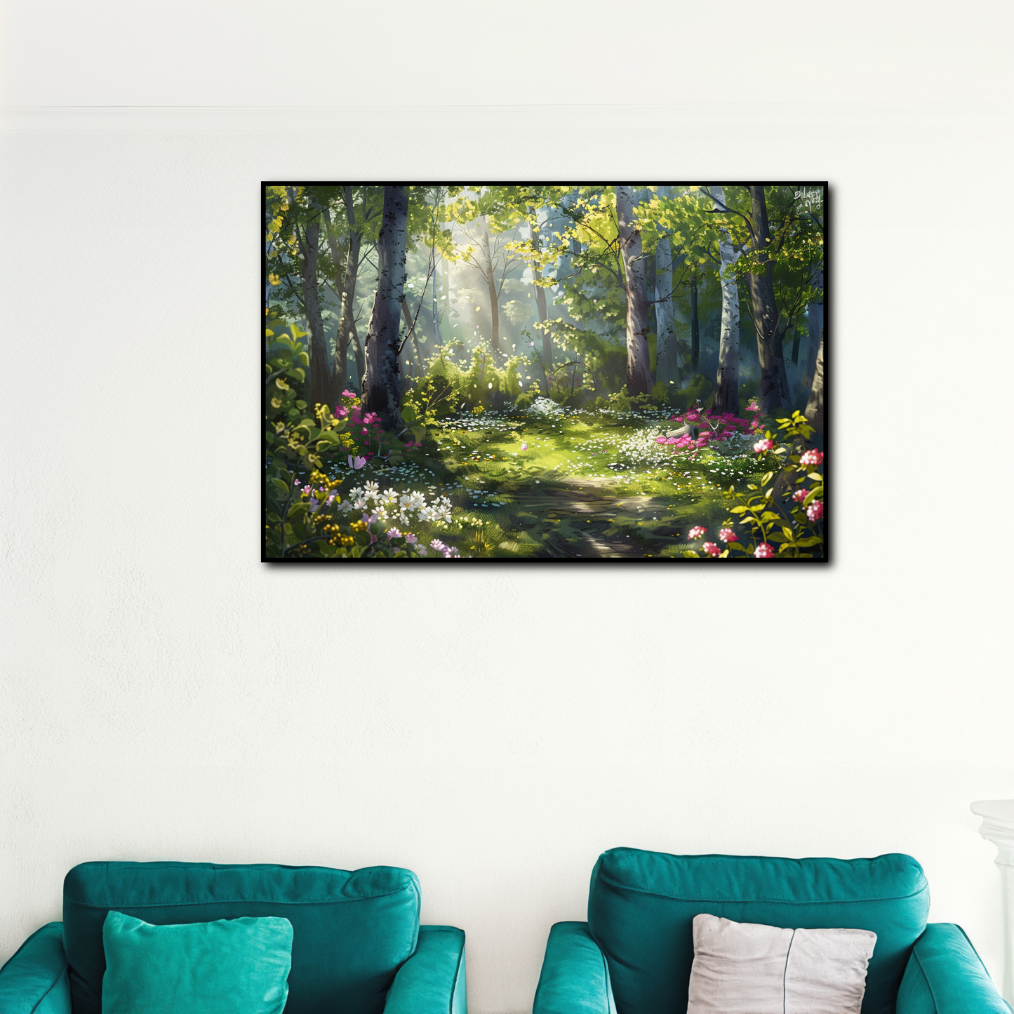 Tableau Printemps Forestier