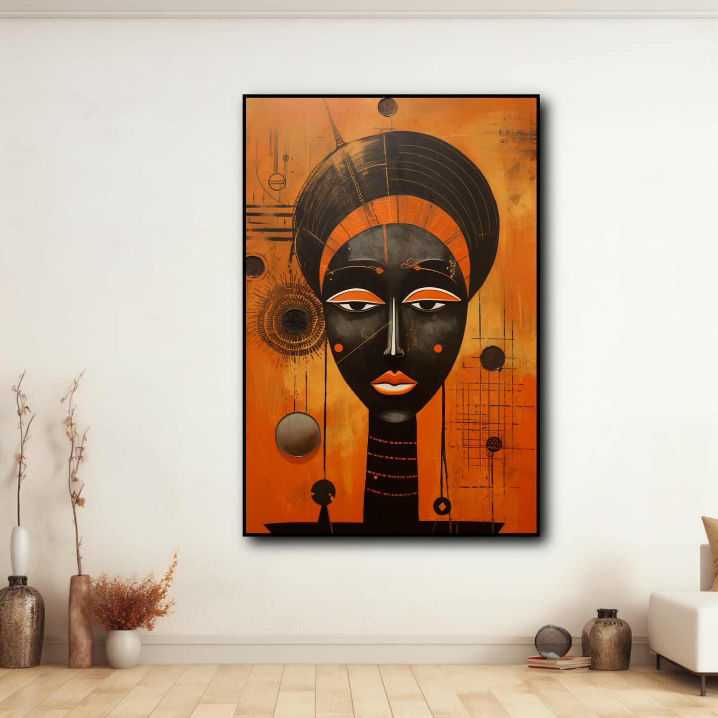 Tableau Dessin Africain