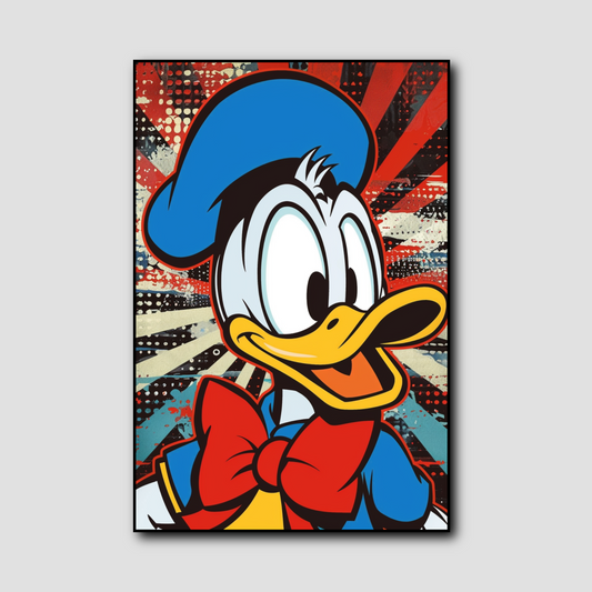 Tableau Pop Art Donald Duck