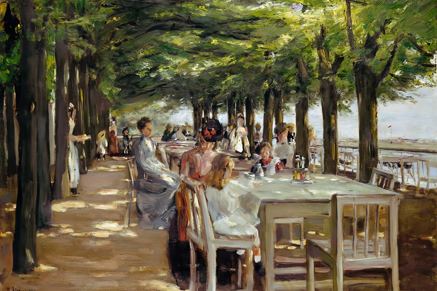 Restaurant Jacob à Nienstedten sur Elbe - Max Liebermann