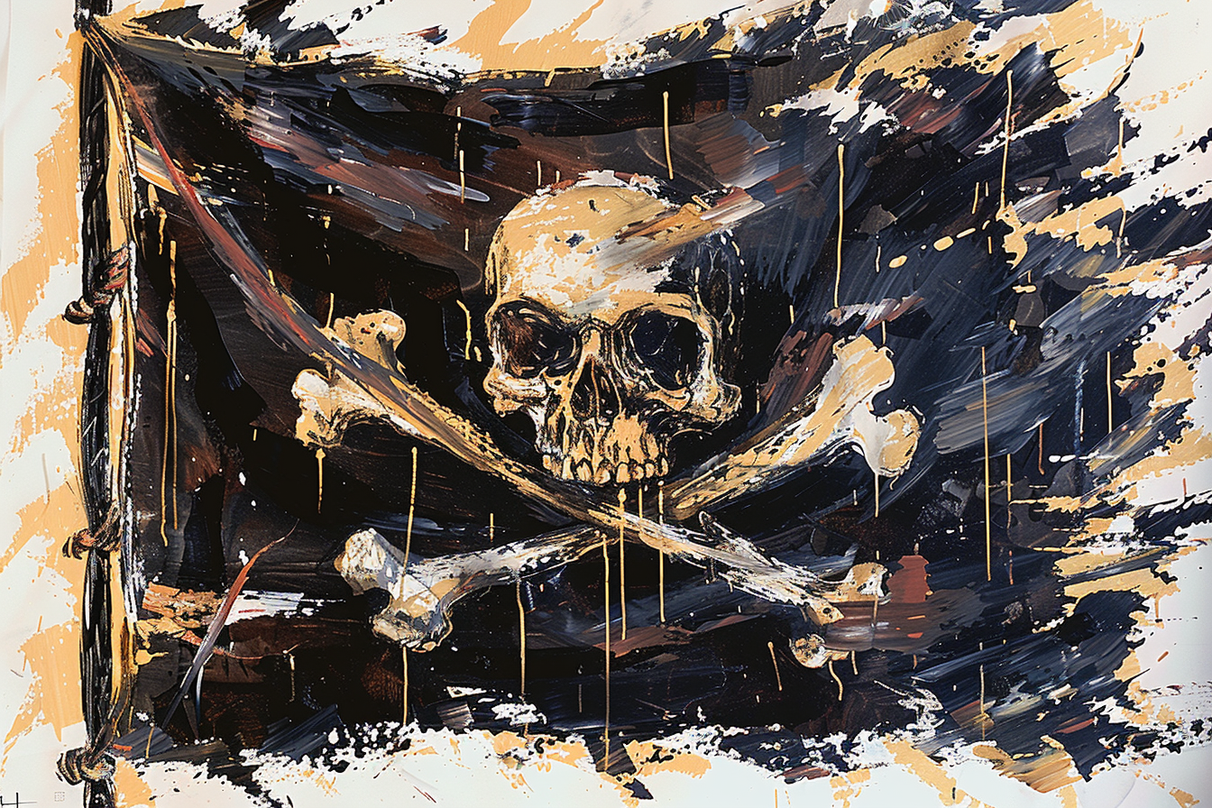 Tableau Le Drapeau Pirate