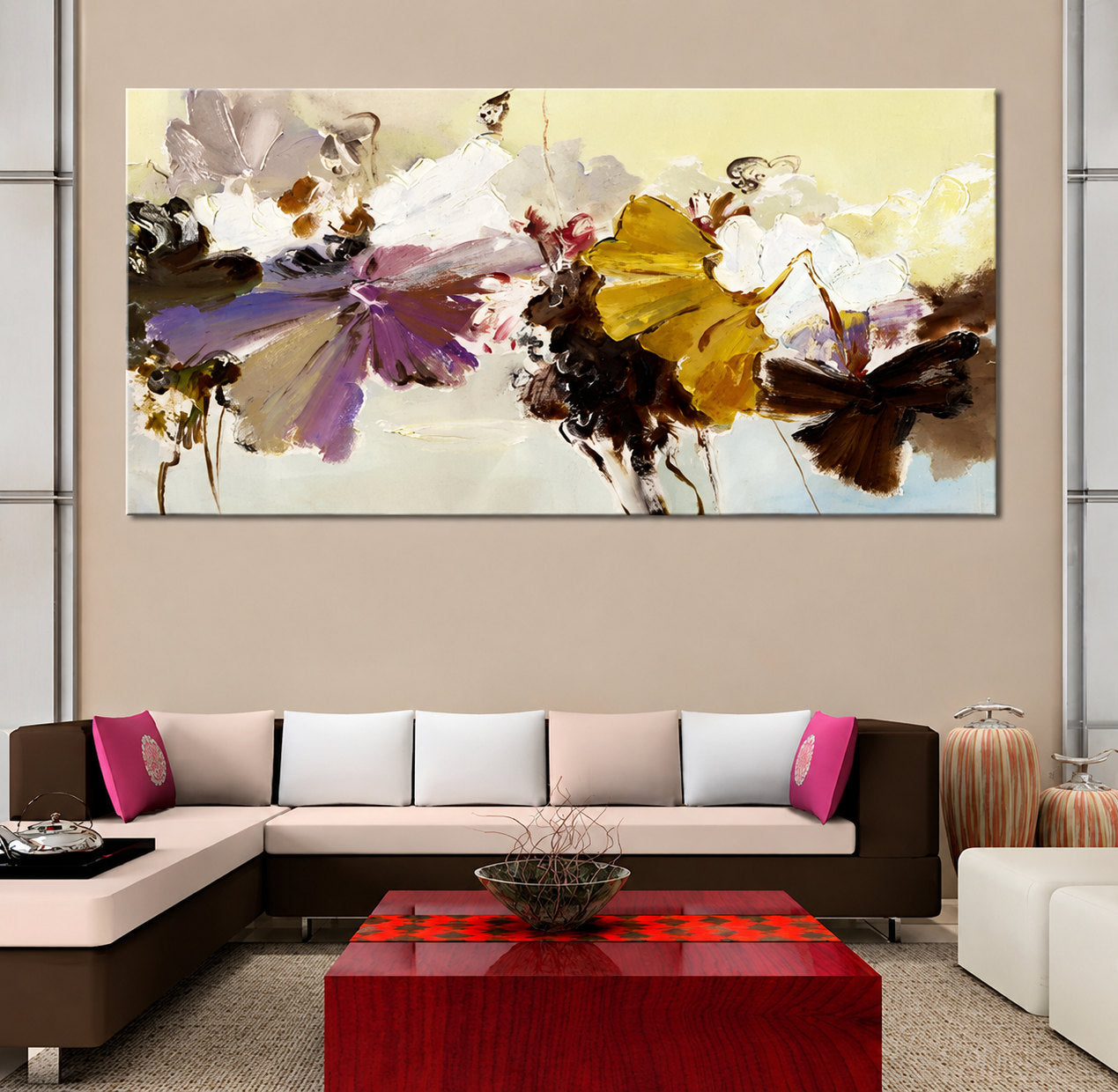 Peinture Abstraite Colorée