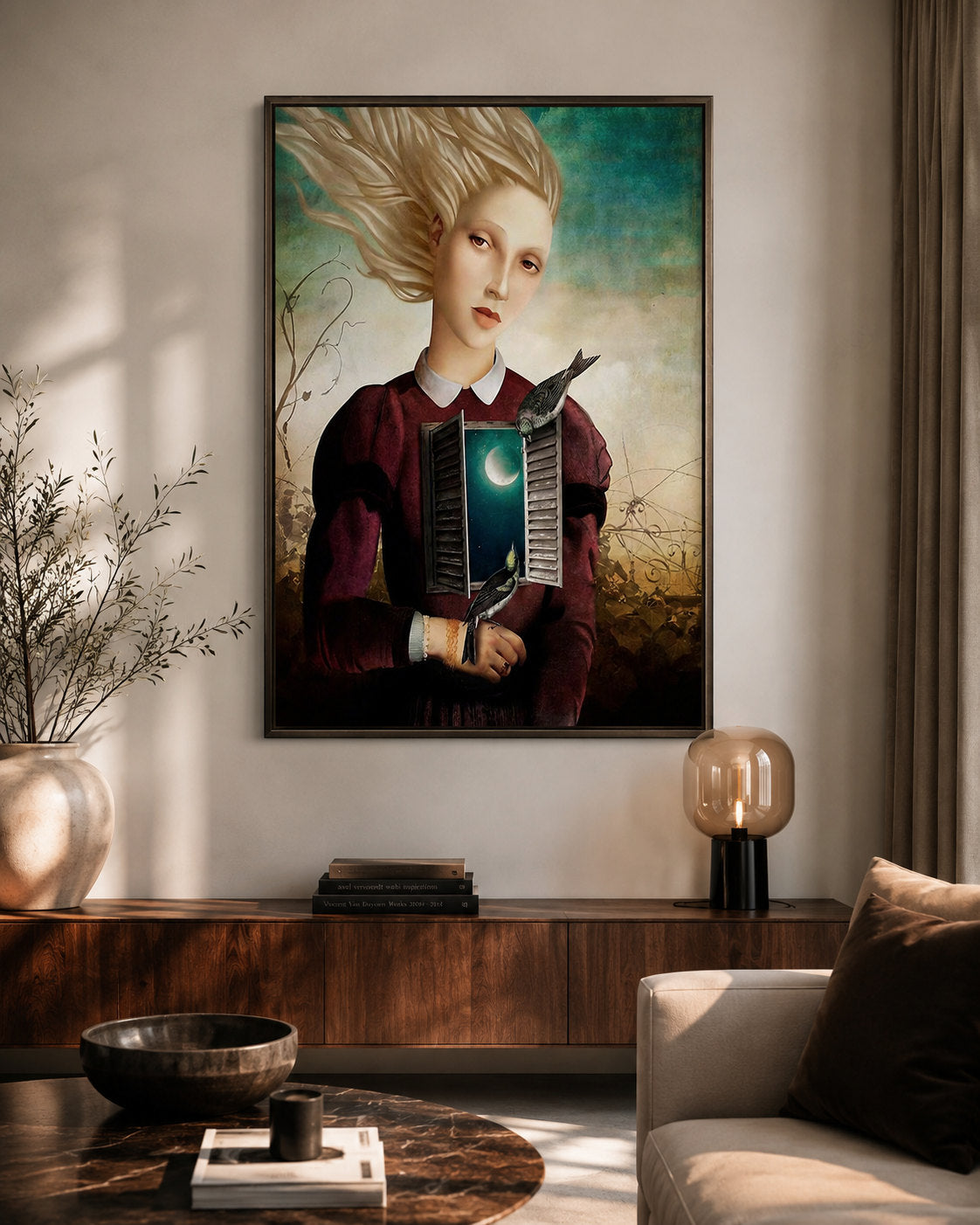 Peinture Surréaliste Femme