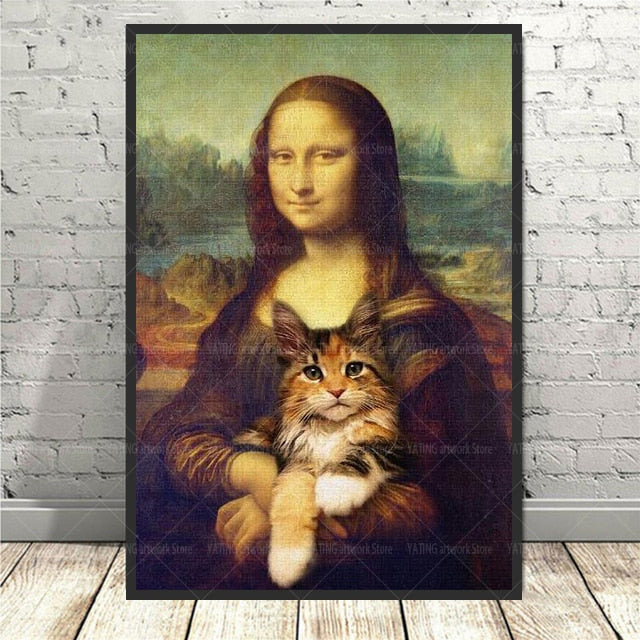 Tableau Mona Lisa Amusant