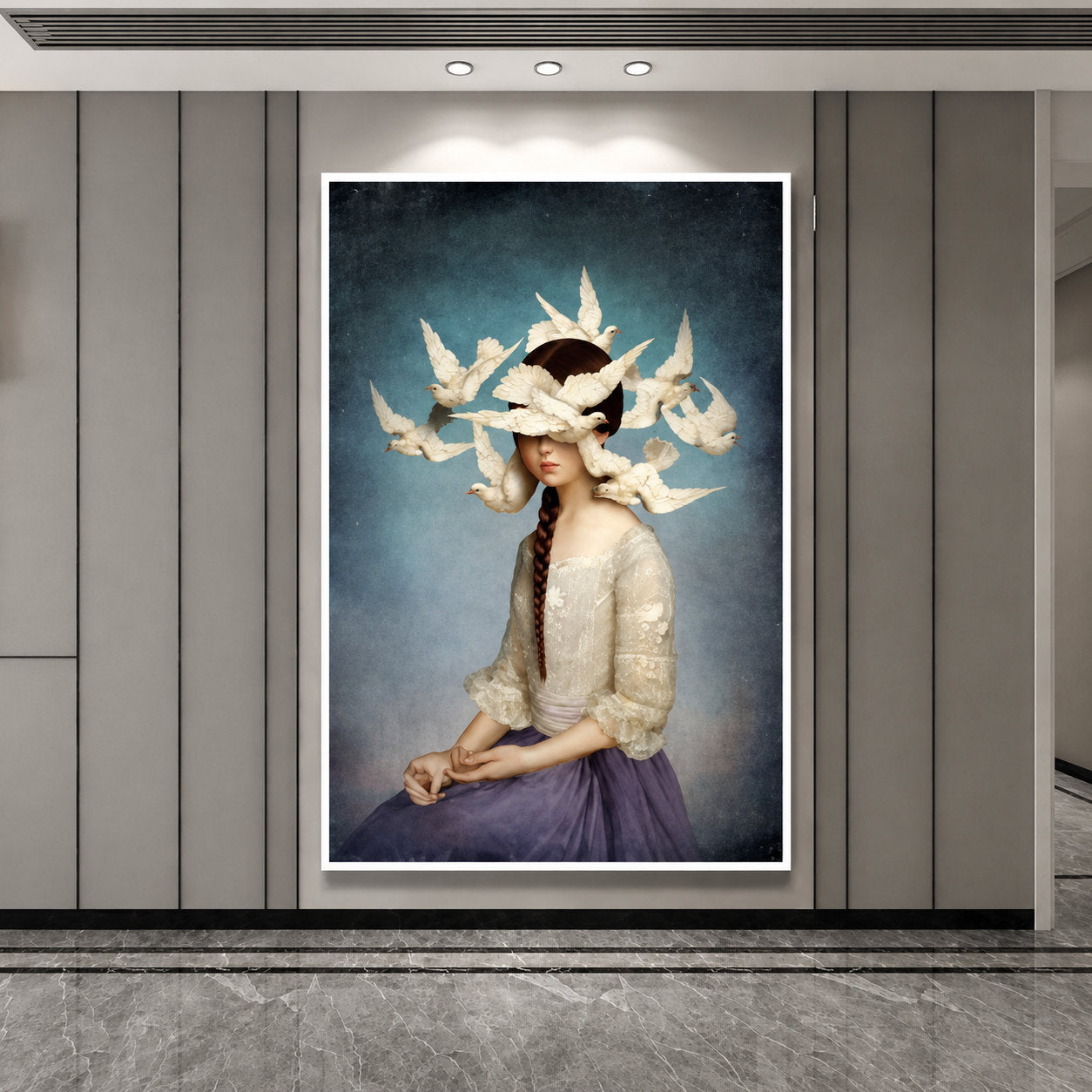 Tableau Peinture Fille