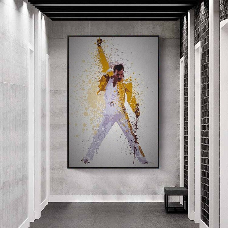 Tableau Street Art Freddy Mercury-LigneCreator