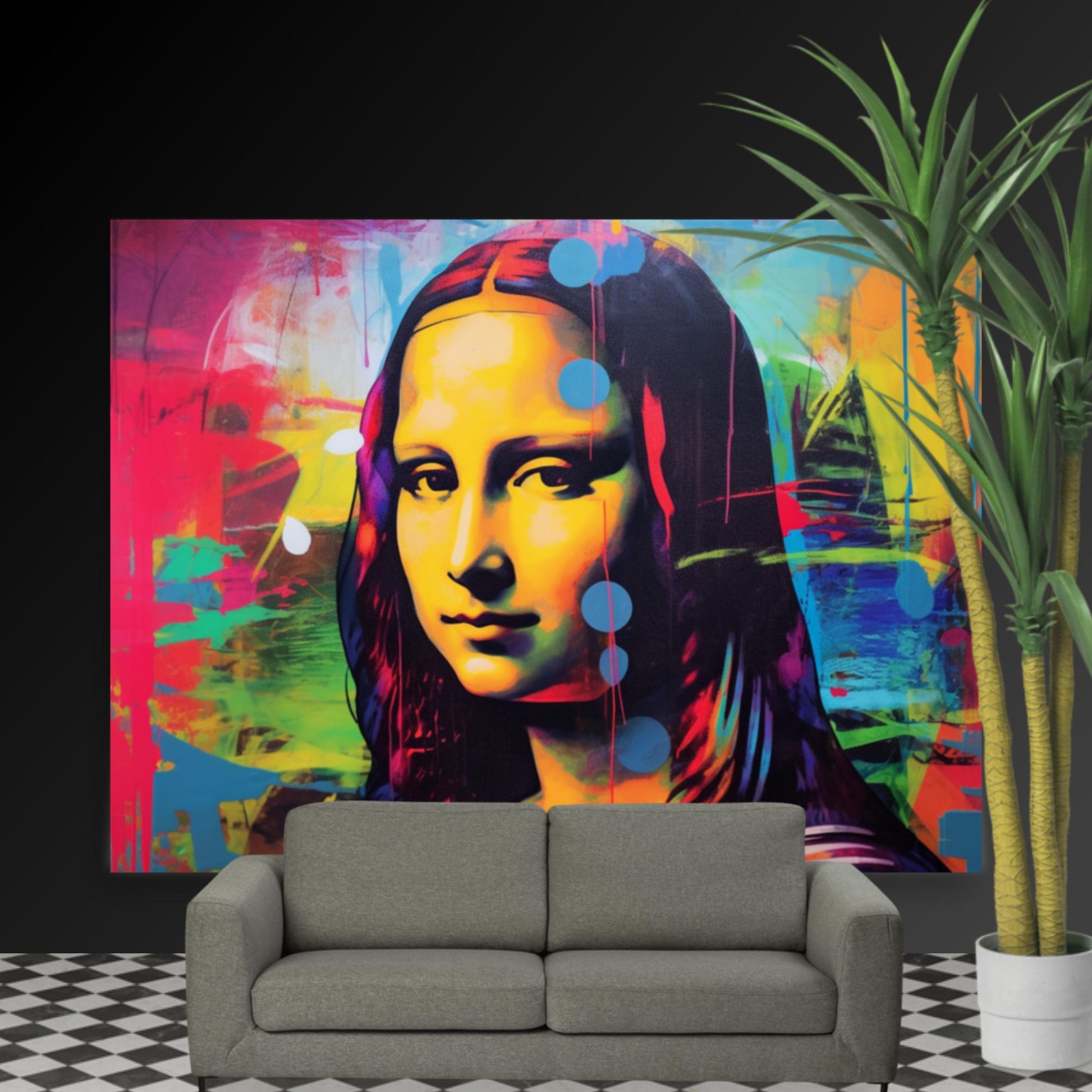 Tableau Street Art Mona Lisa