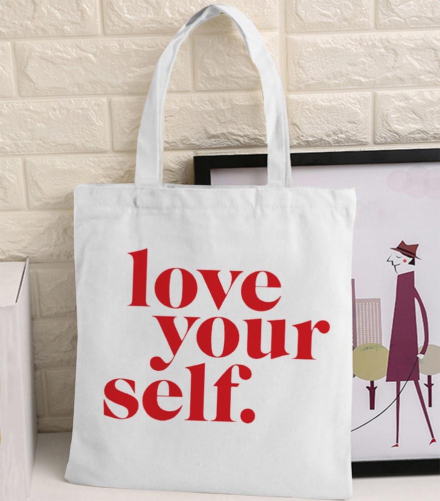 Tote-bag Art Dessin Love Your Self