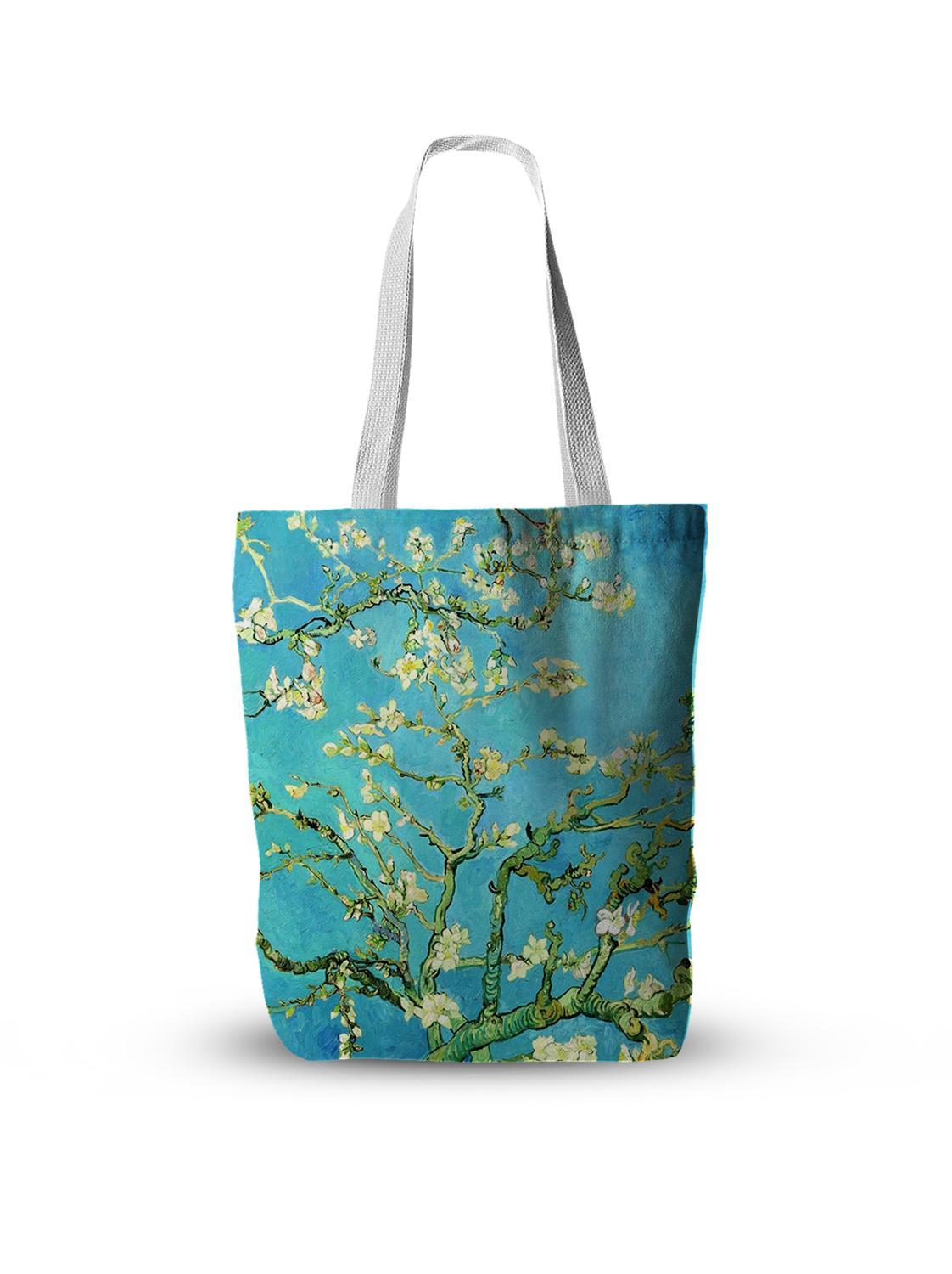 Tote-bag Art Peinture Bleu Van Gogh-LigneCreator