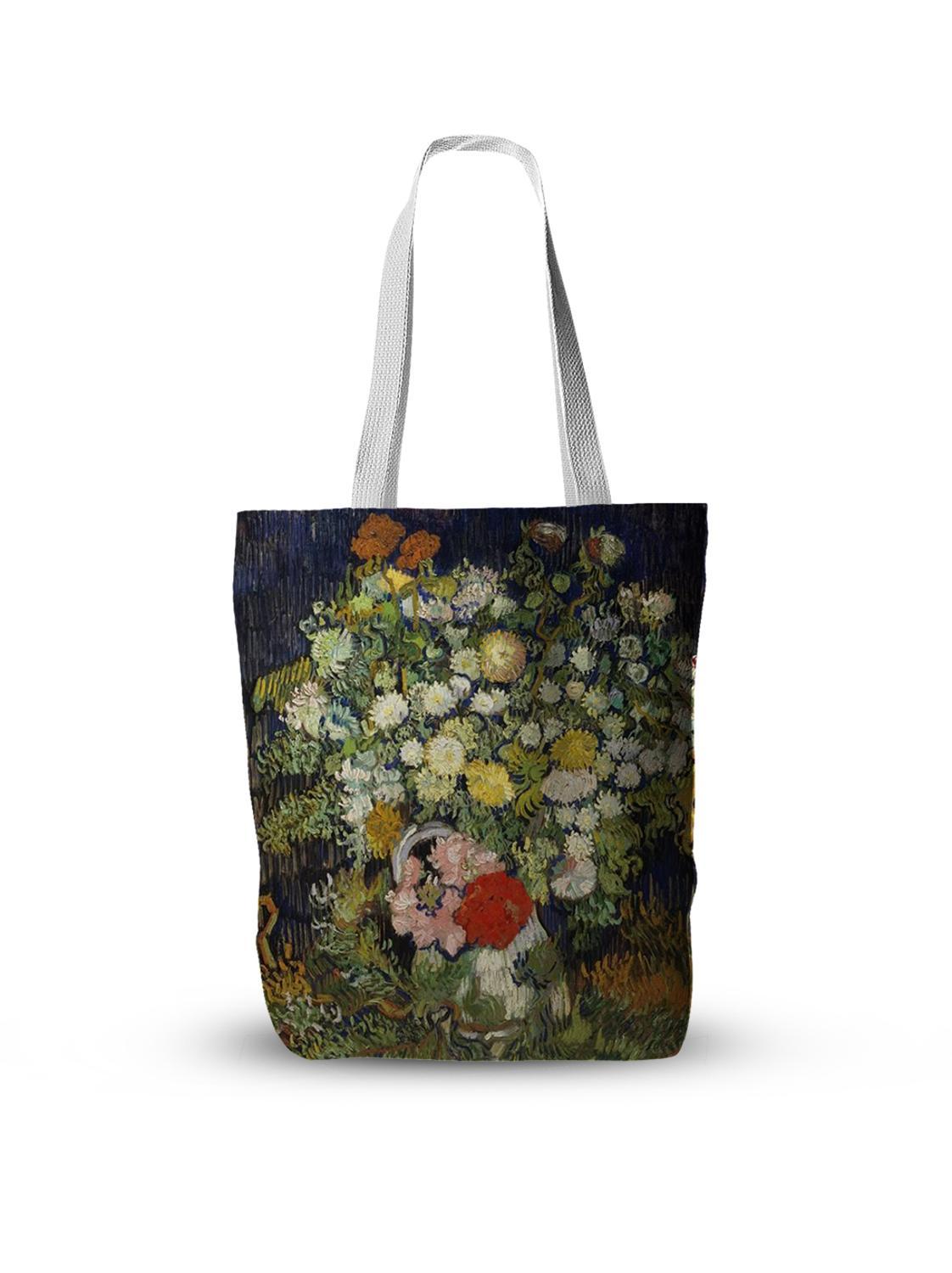 Tote-bag Art Peinture Bouquet-LigneCreator