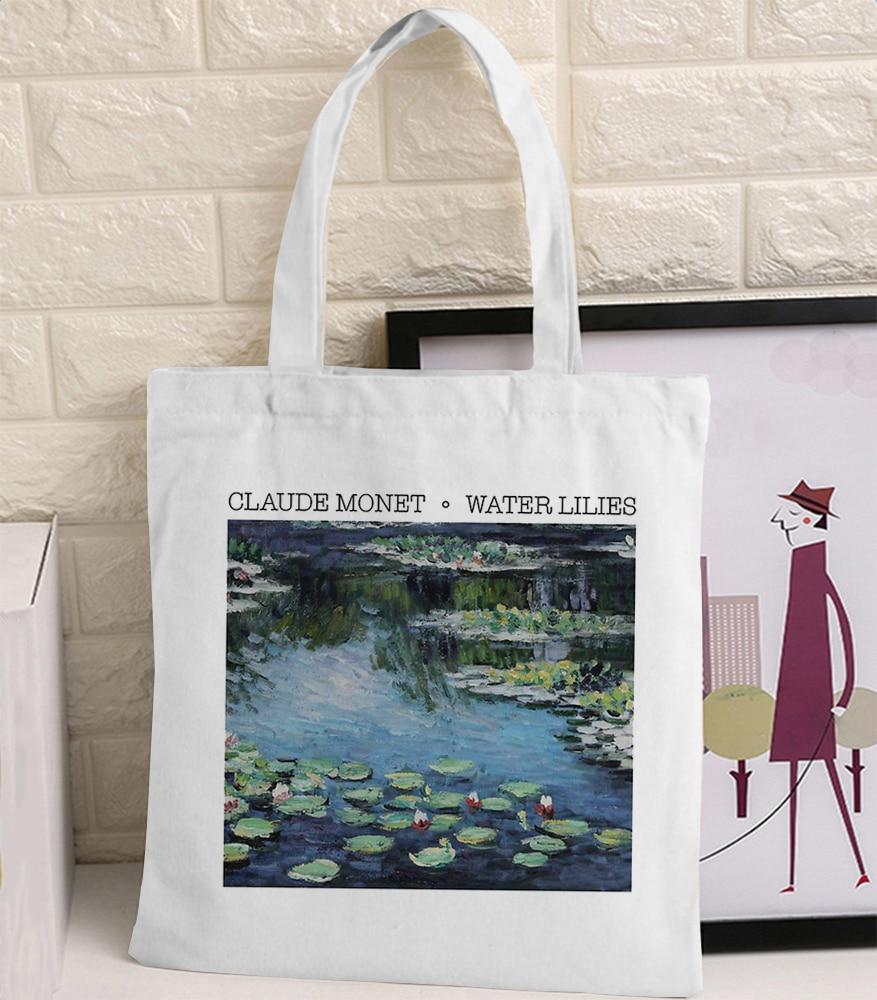 Tote-bag Art Peinture Claude Monet-LigneCreator