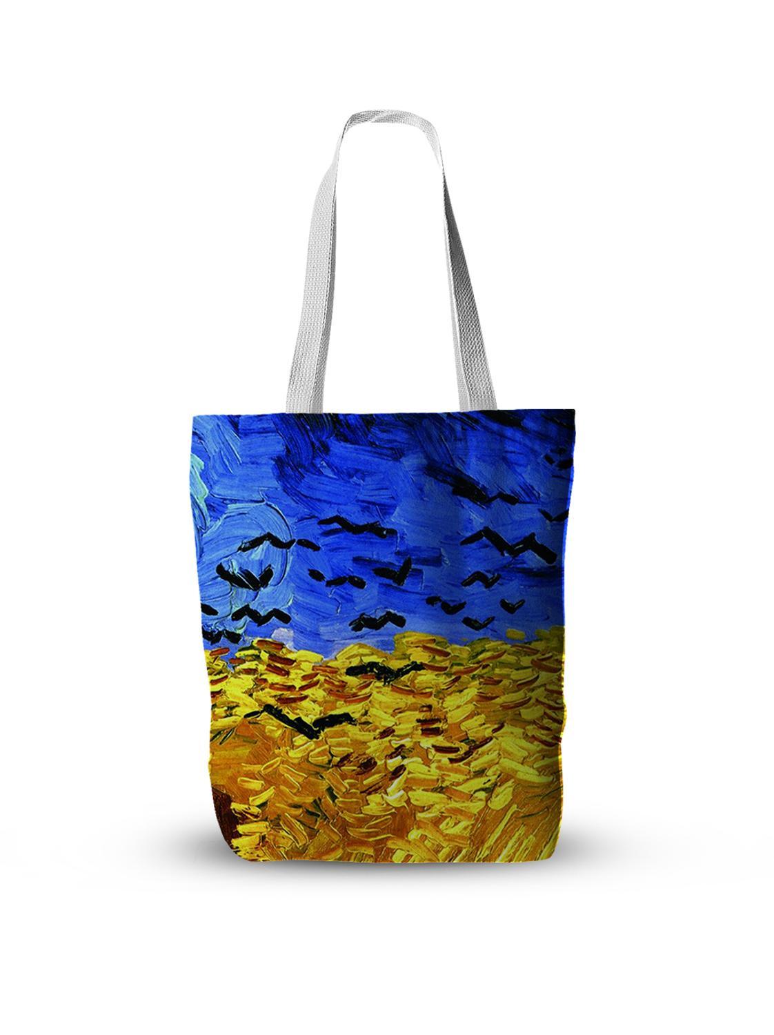 Tote-bag Art Peinture Corbeau Van Gogh-LigneCreator