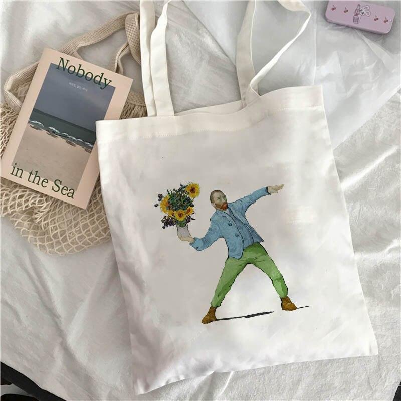 Tote-bag Art Van Gogh Fleurs-LigneCreator