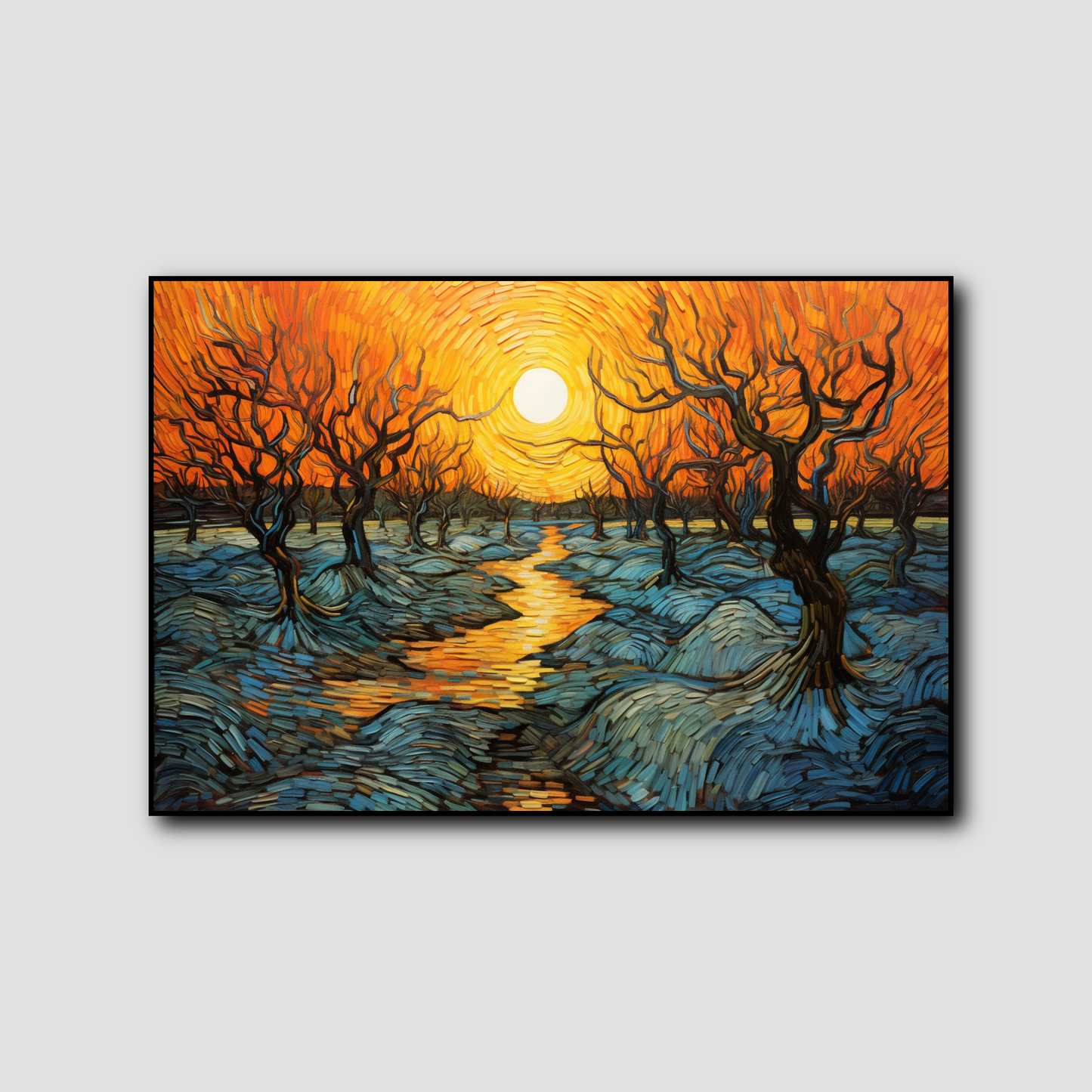 Tableau Van Gogh Orange