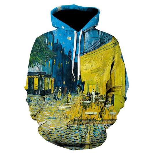 Hoodie Art Peinture à L'Huile Van Gogh