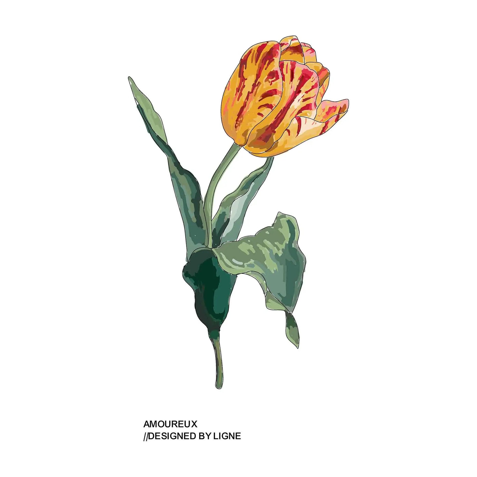 Hoodie Art Tulipe d'Amour