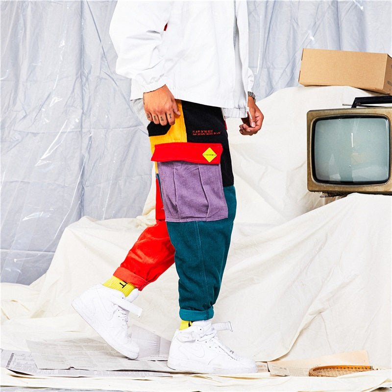 Pantalon Cargo Multicolore