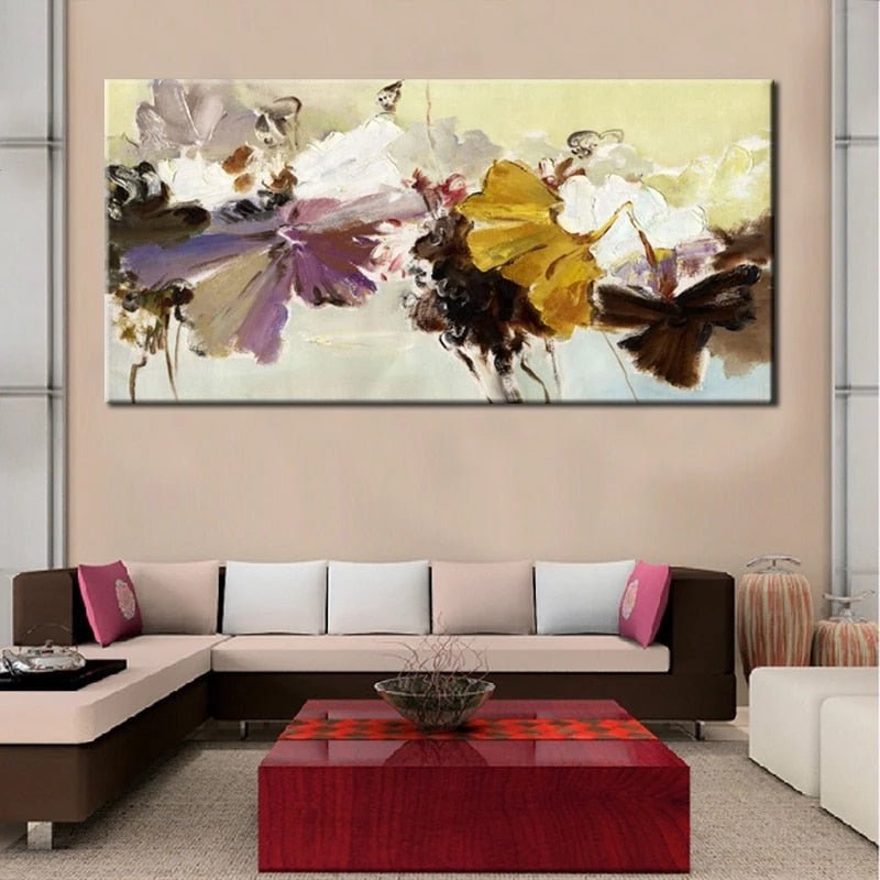 Tableau art contemporain portrait femme home sweet home - Art design  contemporain/Tableau art design abstrait et contemporain - decoroots